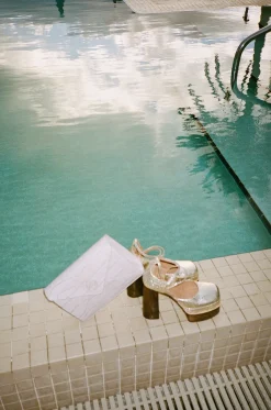 Disco Mary Jane Platform In Gold Metallic Leather