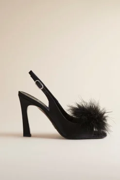 Holly Pump In Midnight Satin