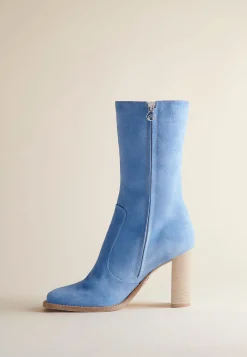 Lauryn Boot In Blue Suede