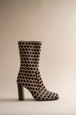 Lauryn Boot In Checkers
