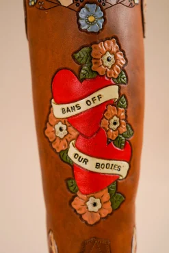 My Body My Choice Doodle Cowboy Boot