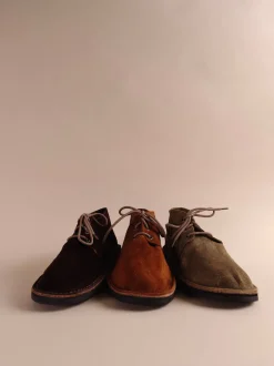 Olive Suede Erongo Vellies