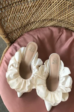 Stell Mule In Ivory