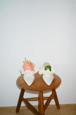 Stell Mule In Ivory