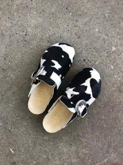 Women's Greg Shoe In Black Cow