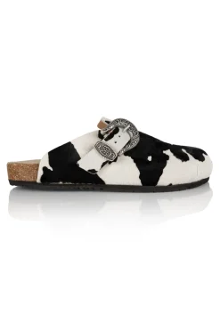 Women's Greg Shoe In Black Cow