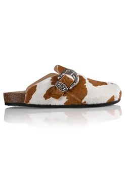 Women's Greg Shoe In Brown Cow