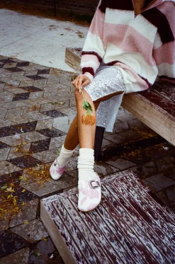 Women's Greg Shoe In Strawberry Cow